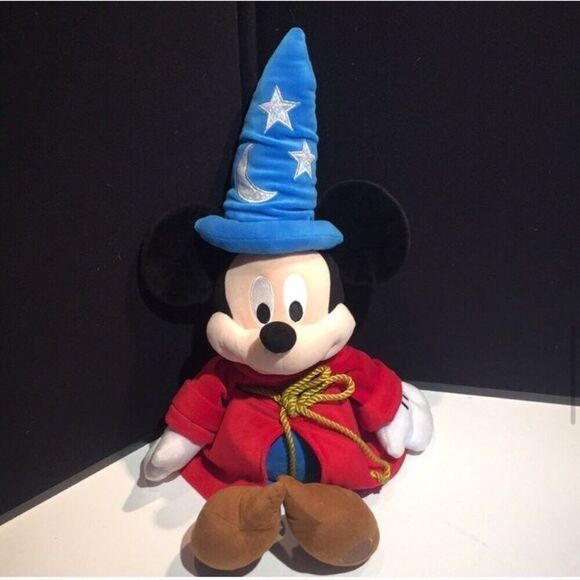Mickey Mouse Fantasia Sorcerer Plush 24” - Picture 5 of 12